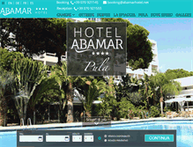 Tablet Screenshot of abamarhotel.net